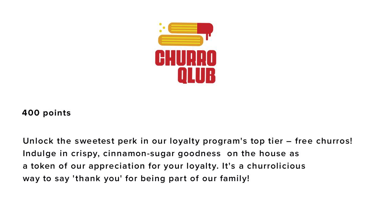 Points for Churro Qlub