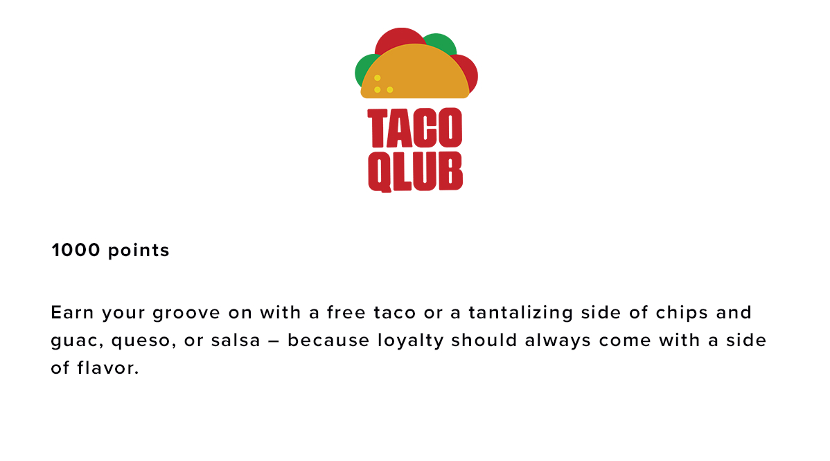 Points for Taco Qlub