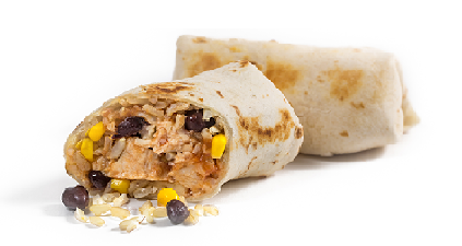 Mini burrito for kids
